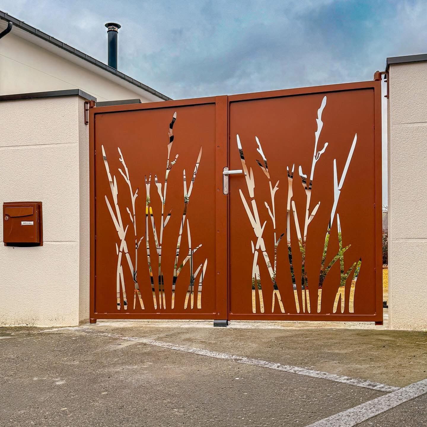 Portail sur-mesure avec personnalisation